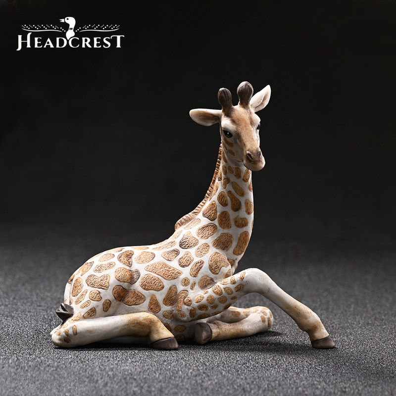 HEADCREST非洲动物长颈鹿模型