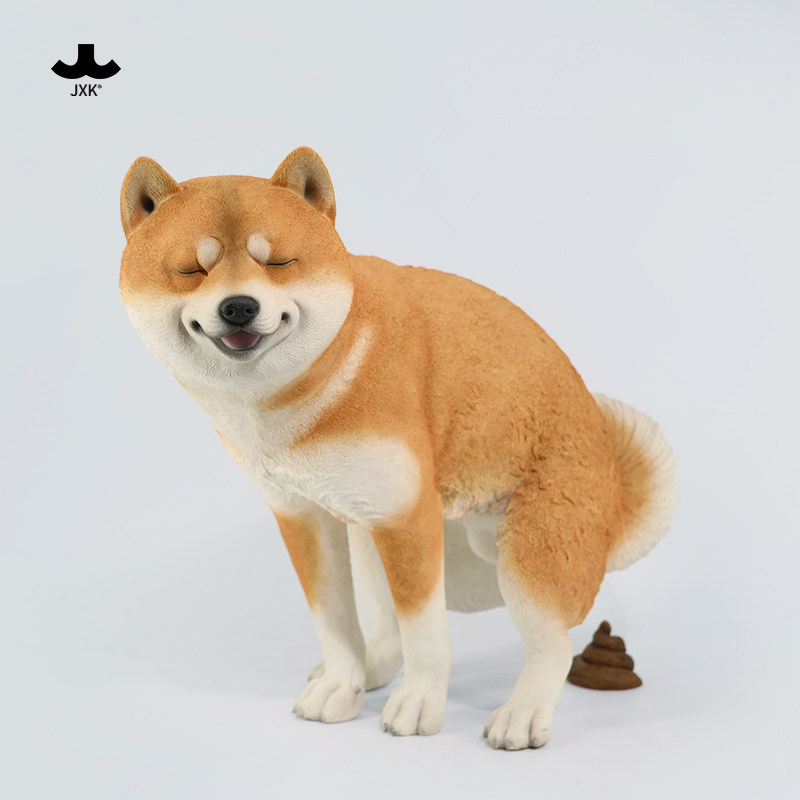 JXK预售拉屎柴犬1/1模型