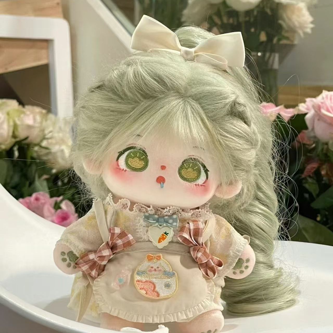 【限时优惠】正版棉花娃娃送娃衣20cm毛绒玩具公仔玩偶礼物