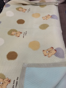 实体店跑量款婴儿绒床盖韩国出口内销床盖2米×2.3米一面绒一面布