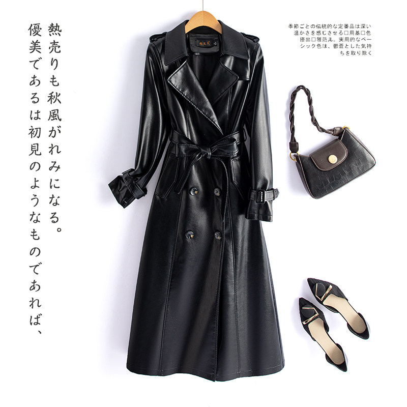 2025秋装新款真皮皮衣女中长款皮风衣绵羊皮大衣显瘦气质修身外套,女装/女士精品,皮衣,淘宝优惠券,粉丝福利购,淘宝优惠卷