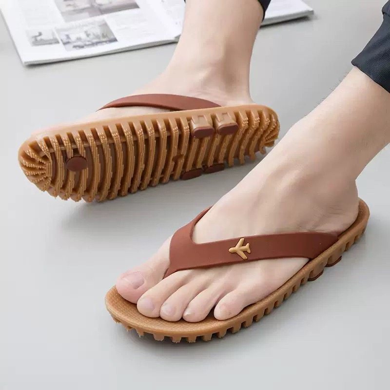 加厚款人字拖男夏季耐磨防滑防臭男士潮流夹脚越南牛筋沙滩拖鞋,流行男鞋,人字拖,淘宝优惠券,粉丝福利购,淘宝优惠卷