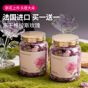 格拉斯玫瑰花茶稀缺品种泡水冻干锁鲜养生花茶浓郁花香可提炼精油