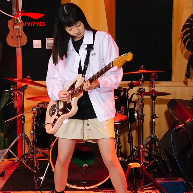 LI-NING/李宁夏季运动潮流系列外套宽松翻领运动风衣男女AFDS943