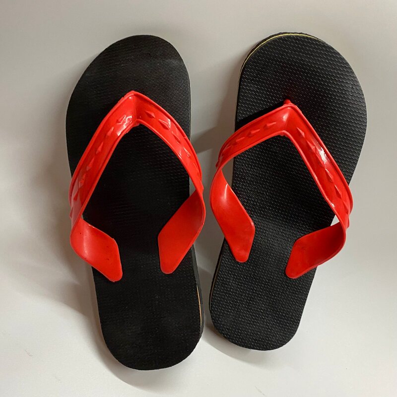 湛江吴川阳春红边夹脚趾红人字拖经典老款式雷州沙滩海南特产拖鞋
