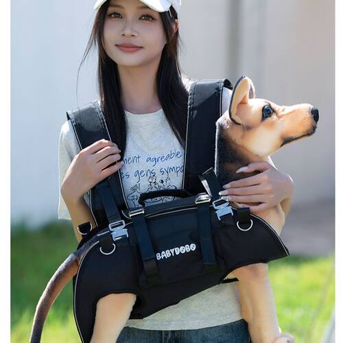 BYBYDOBO双肩横背宠物包狗狗背包中小型犬牵引手提包宠物外出骑行