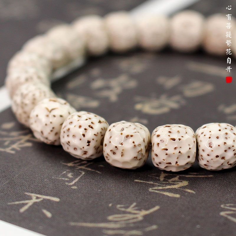 海南原生态星月菩提籽龙鳞纹雕刻手工手串佛珠男女情侣款文玩念珠