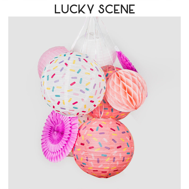 【吉祥道具】生日纸灯笼装饰派对蜂窝球挂饰儿童幼儿园灯笼球周礼,节庆用品/礼品,灯笼,淘宝优惠券,粉丝福利购,淘宝优惠卷