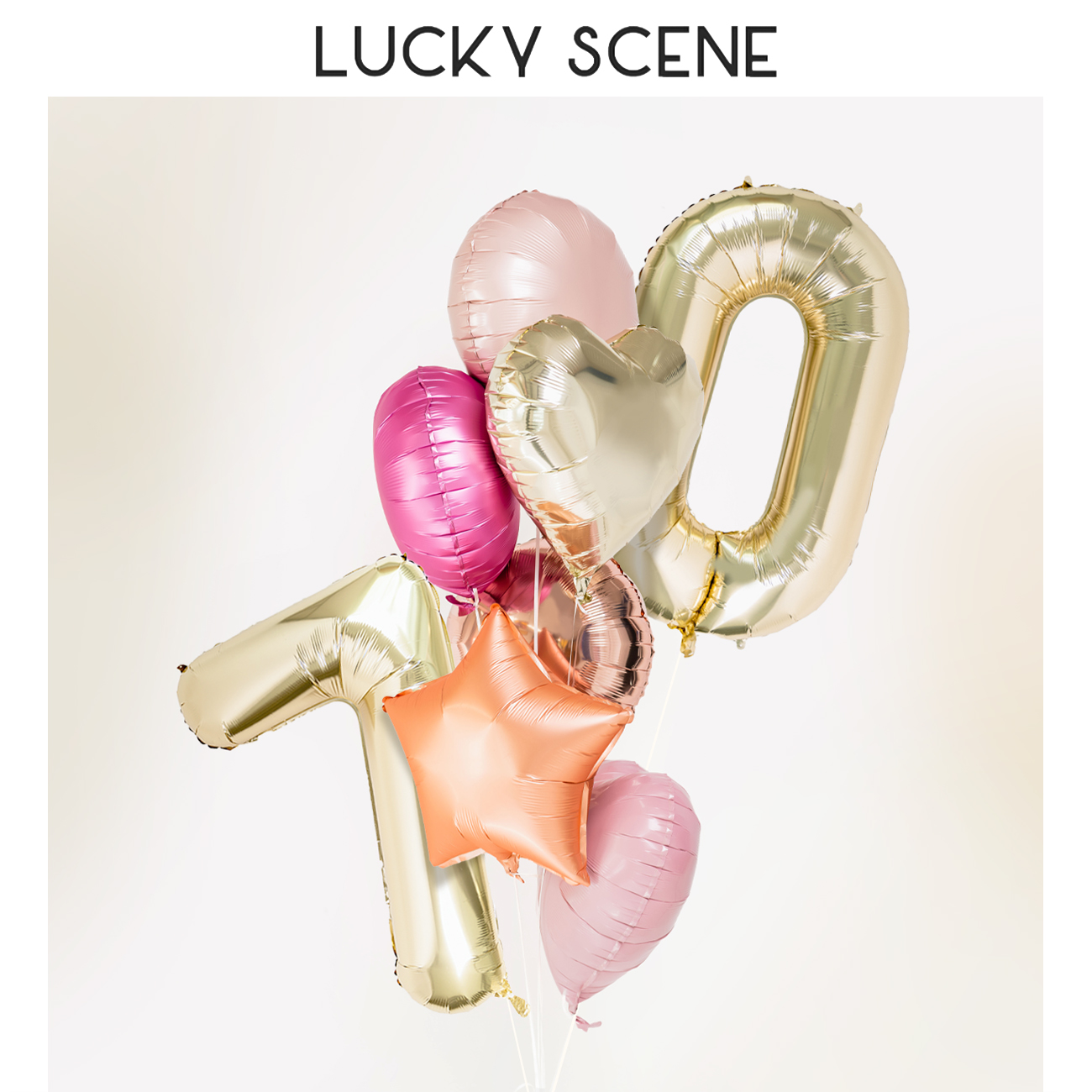 【吉祥道具】生日数字气球金色气球儿童装饰拍照周岁铝箔铝膜老人