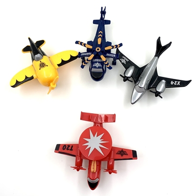 宝宝卡通玩具飞机小孩子回力客机 战斗机 惯性直升机轰炸机总动员