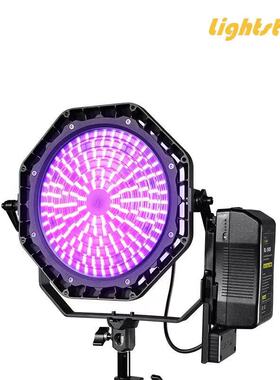 lightstar莱斯达LED单头全色域聚光灯160W摄影补光灯RGB影视灯具