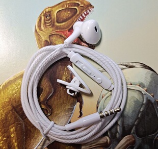 手机单边耳机带麦开车会议跑步运动单线单耳监听耳塞3.5/Type-c扁