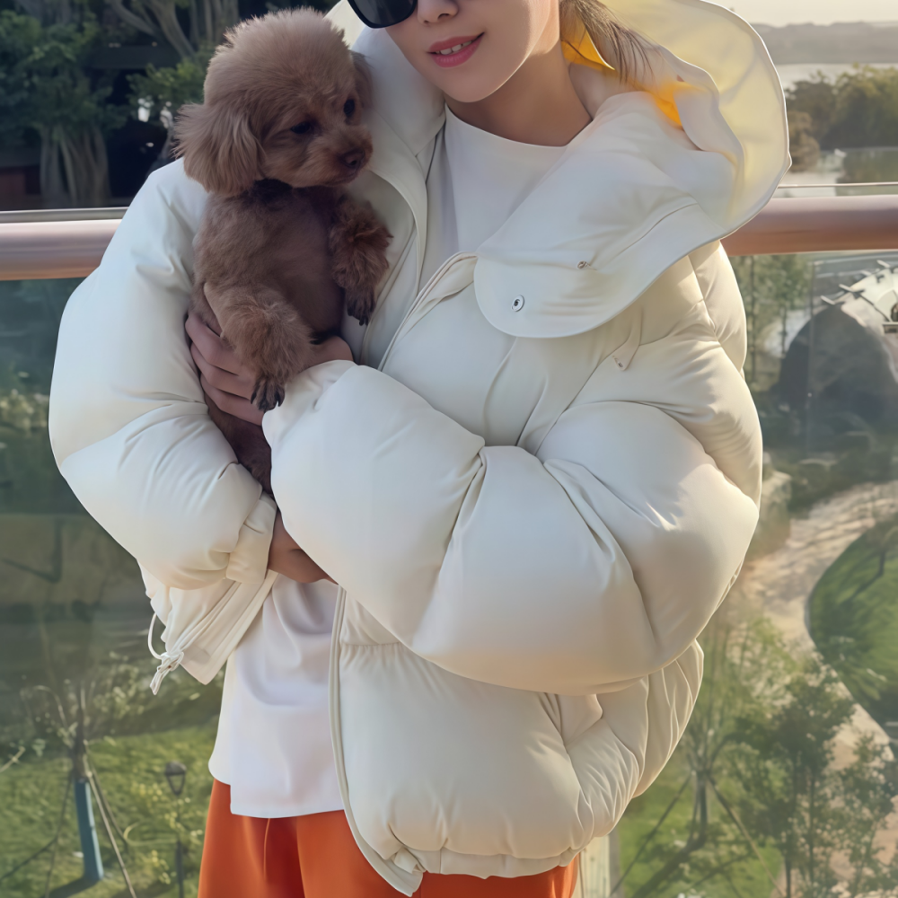 2025年冬季新款韩系轻奢风温柔超好看保暖纯色短款羽绒服外套女装