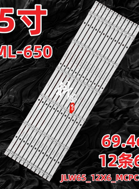 适用WML-650灯条JLW65_12X6_MCPCB_V0灯条JLW 65 0D20 DSMLED背光
