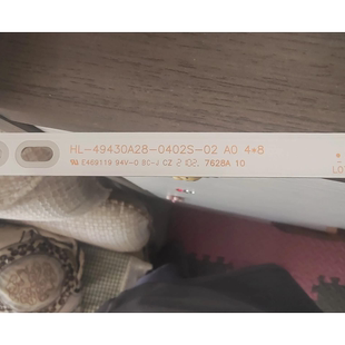 适用YC4668灯条HL-49430A28-0402S-02 A0 4*8背光灯LED液晶电视机