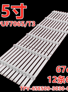 适用海康威视DS-D5065UE-B灯条HRS-TPV65ES29-12X6-2W背光电视机