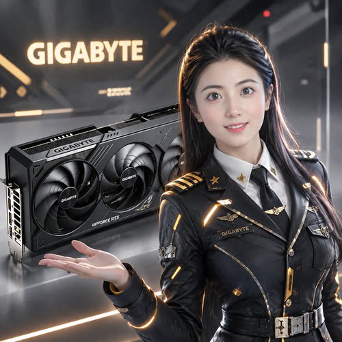 智灵同款 技嘉RTX5080 OC 游戏DLSS4光追4K AI渲染视频剪辑独显