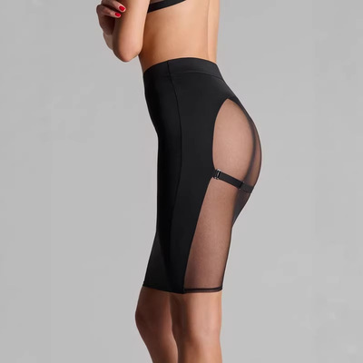 新品后侧网纱性感弹力性感诱惑美臀半身裙包臀裙