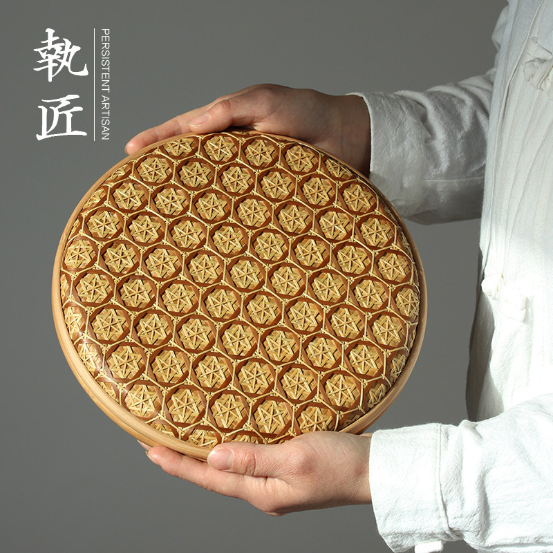 竹中式复古纯手工收纳高档包装盒图片