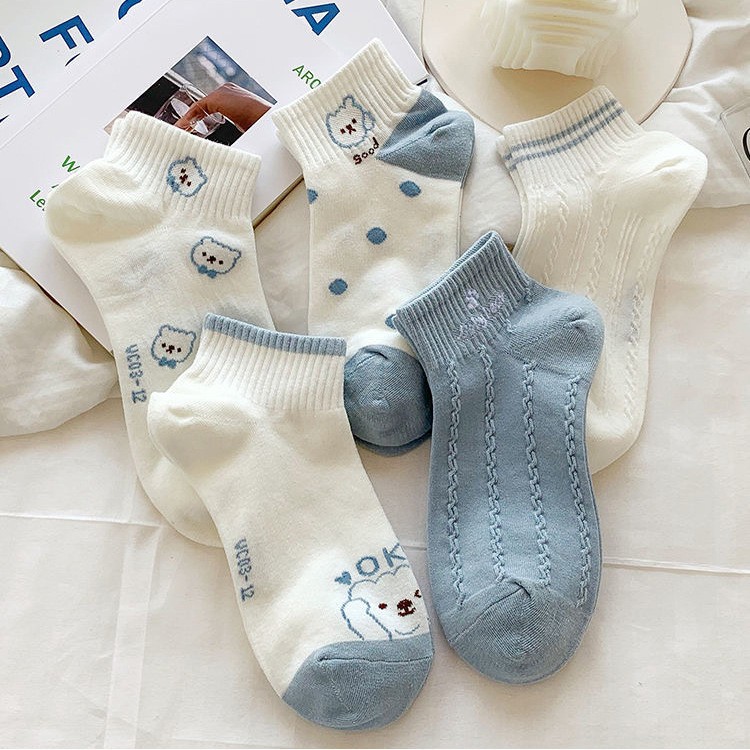 袜子男女短袜短筒船袜运动夏季