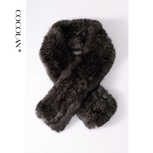 COCOLAN兔毛围巾围脖女冬季百搭加厚保暖CL8WJ1028