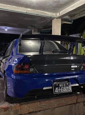 三菱Lancer Evolution EVO 7 8 9代改Varis碳纤维尾翼定风
