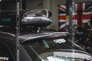 适用于奥迪A6旅行版碳纤尾翼allroad AVANT改装ABT顶翼定风翼扰流