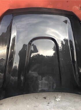 适用于老款奥迪Q7碳纤维机盖RSQ7改装HAMANN款开孔引擎盖头盖包围