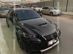 雷克萨斯IS300碳纤维机盖改装 适用于新款 开孔引擎盖机头盖大包围