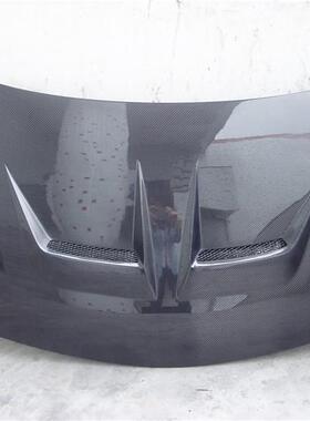 适用于本田思域FD2碳纤维机盖CIVIC改装开孔引擎盖机头盖前盖包围