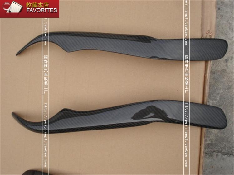 雷克萨斯改装碳纤维眉贴前大灯