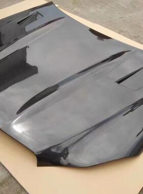 适用于奔驰E级W212碳纤维机盖E260 E300 E320改装开孔引擎盖头盖