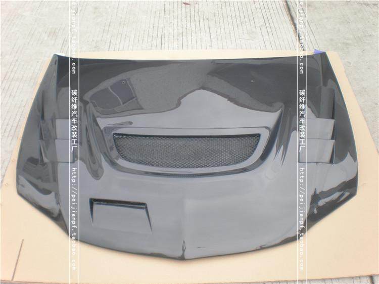 适用于三菱Lancer Evolution EVO 8 9代碳纤维机盖改装开孔引擎盖