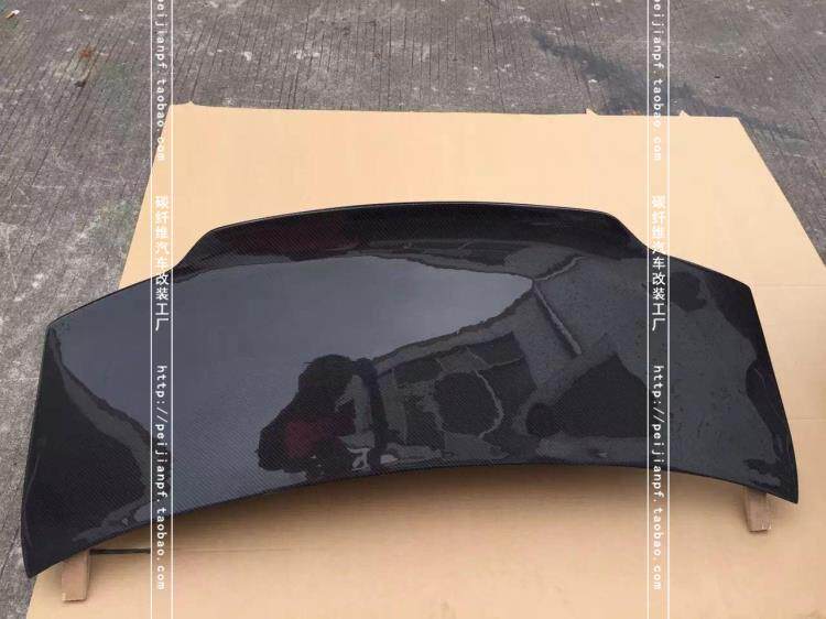 适用于三菱翼神碳纤维尾盖Lancer EX改装尾箱盖后盖行李箱包围