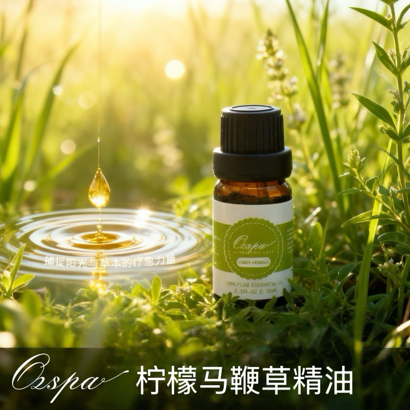 Ozspa柠檬马鞭草纯植物精油天然萃取进口澳洲品牌无添加香薰10ml