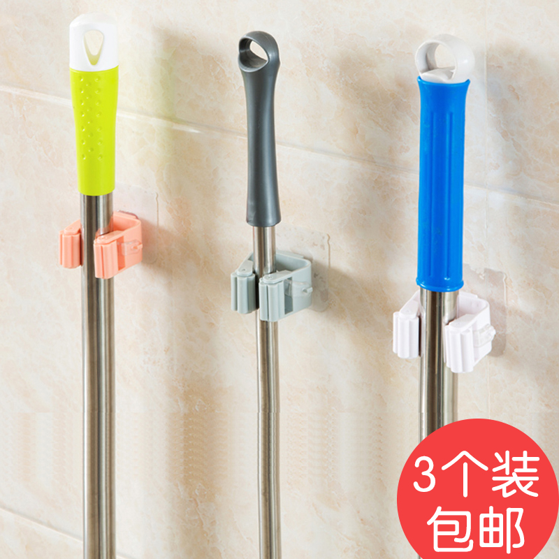 无痕挂钩粘胶拖把夹卡座门后卫生间壁挂拖把架扫把架强力挂钩粘钩|msdalam kategori keluarga/Alat Pembersihan peribadi, perkakas kebersihan/aksesori bilik mandi, cangkuk melekit - dari Buy2taobao.com untuk memberikan perkhidmatan ejen Taobao profesional membeli