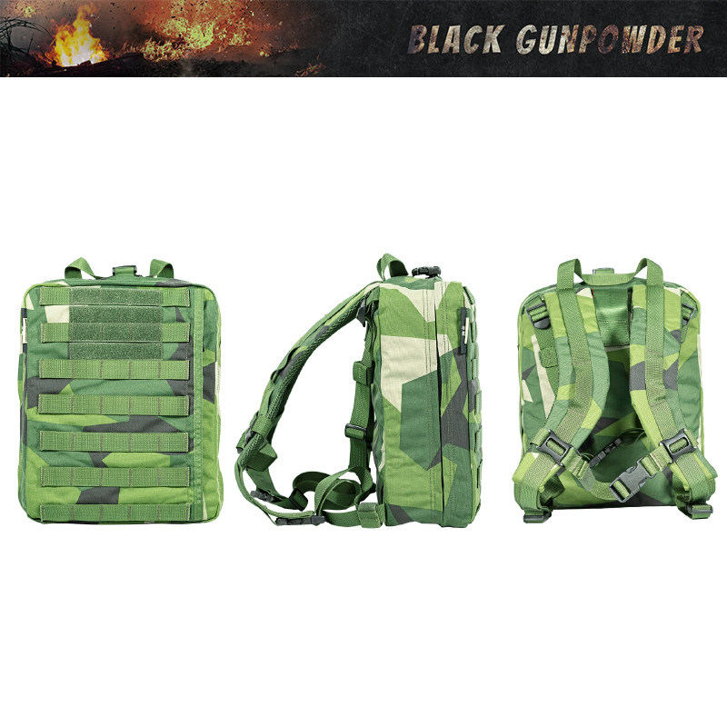 BlackGunpowder/BG 瑞典M90几何迷彩轻型多用途轻型灵巧突击包