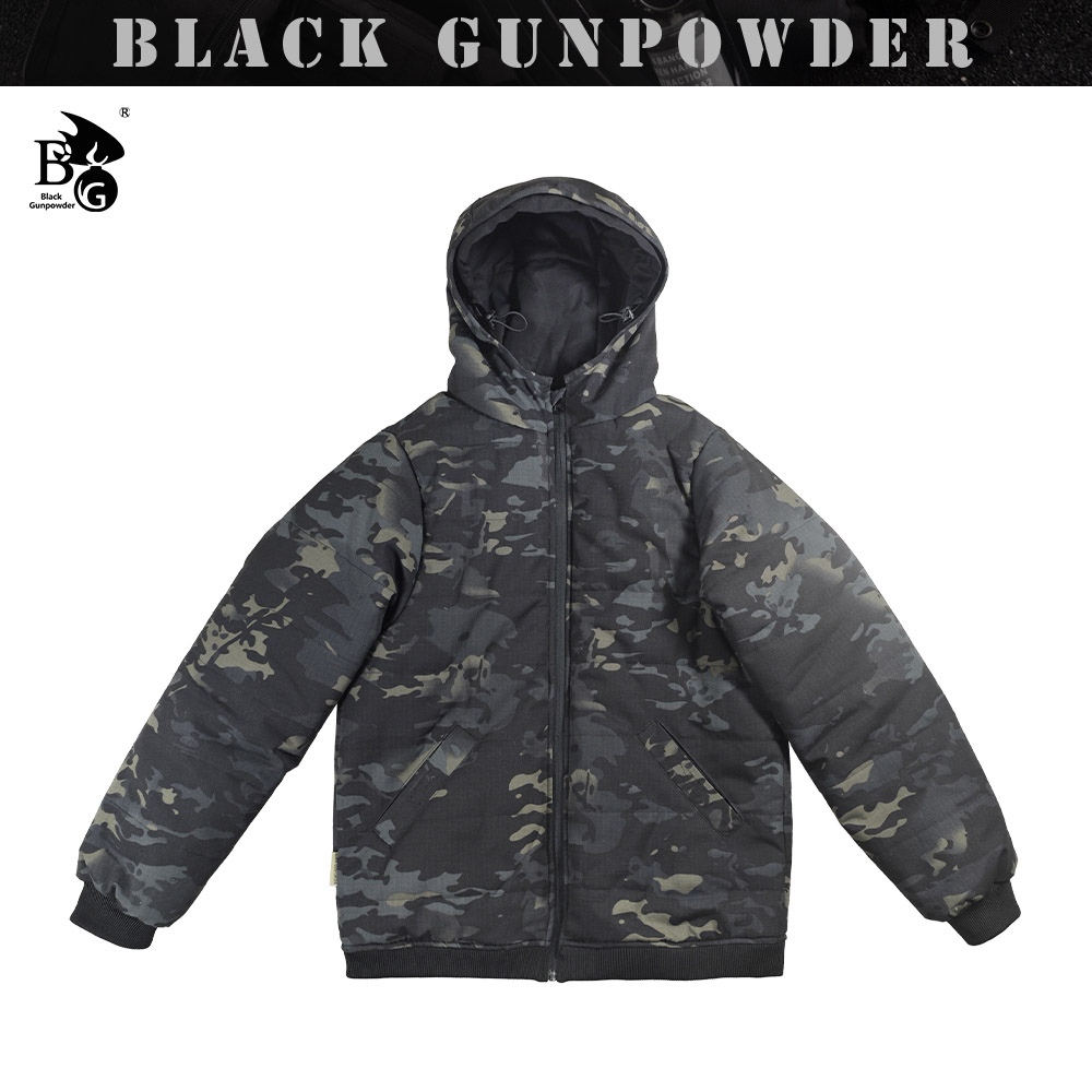 迷彩羽绒棉秋冬保暖户外夹克