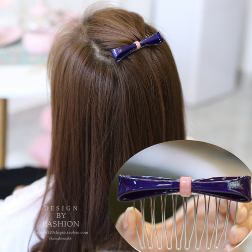 韩国头饰边夹刘海梳25元包邮