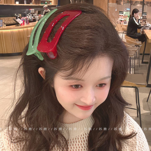 时尚气质大号鸭嘴夹侧边刘海夹