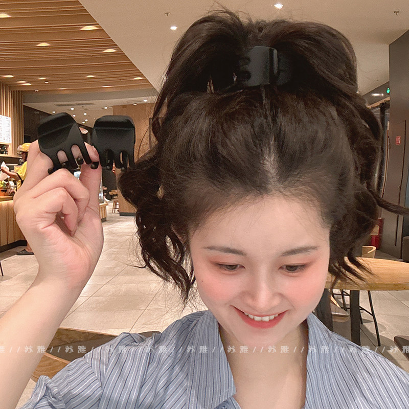 高级磨砂质感高马尾固定神器防塌