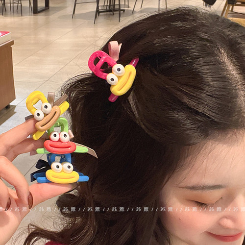 多巴胺AB款大嘴蝴蝶结刘海小抓夹