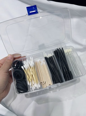 化妆工具收纳盒夹子卡子分格皮筋整理饰品盒子化妆师专用发夹收纳