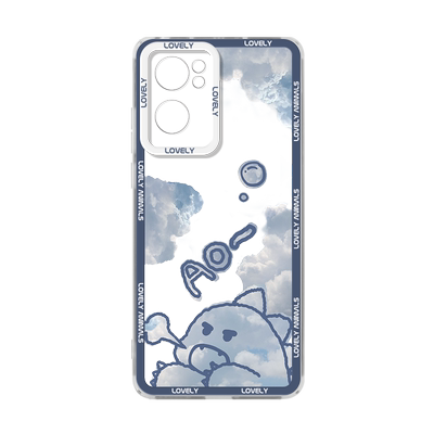 opporeno7软壳创意卡通全包防摔