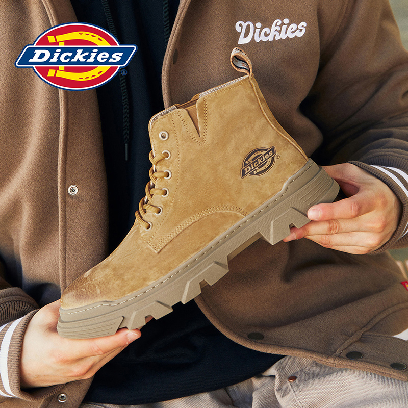 Dickies复古短靴2024工装靴男鞋