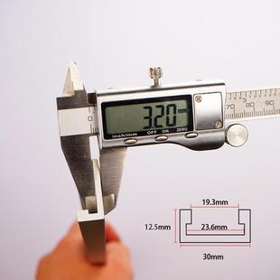 台锯木工T推把 30型限位滑槽滑块专用木工铝合金t改装 导轨滑条新款