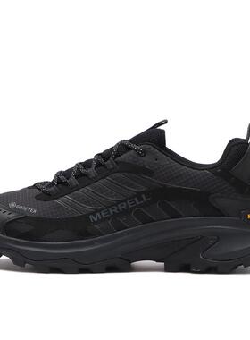 海外代购Merrell/迈乐男士徒步鞋防水透气防滑耐磨低帮黑色