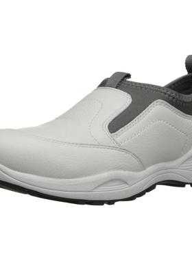 代购Propet波派男士步行鞋舒适缓震防滑耐磨透气支撑易穿脱白色