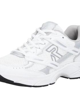 代购rieker女士跑步鞋透气缓震轻便运动鞋白色网面日常出行