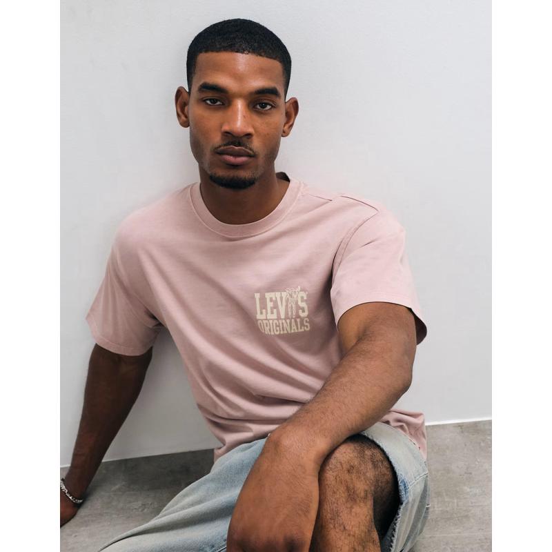 海外代购Levi&rsquo;s/李维斯男士运动T恤圆领短袖休闲运动日常穿搭